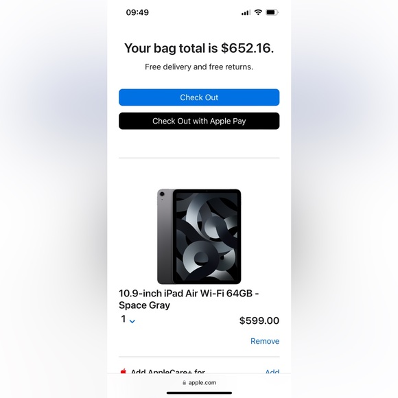 SOLD iPad Air 5th Gen 64GB. - Picture 4 of 4